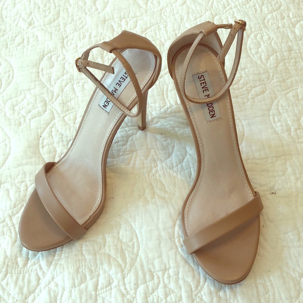 Steve Madden Stacy Nude Heels Size 9 🎉🎊